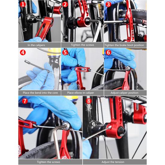 Useful Bike Brake Circlip Design Aluminum Alloy Wear-resistant