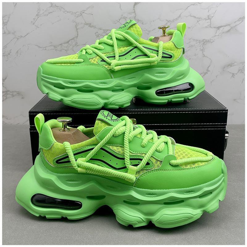 New Mens Chunky Fashion Sneakers Casual Shoes Man Breathable Sport Shoes New Comfortable Walking Running Tennis Shoes for Male