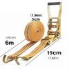 Heavy-duty Ratchet Straps 6m Claw Lorry Lashing Handy Straps Thickened Car Strapping Belt Tensioner Binding Strapping Tensioner