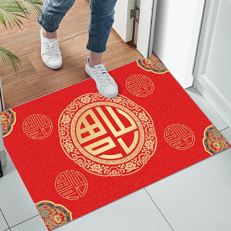 New Chinese Style Floor Mat Doormat Entrance Entrance Bedroom Kitchen Bathroom Floor Mat