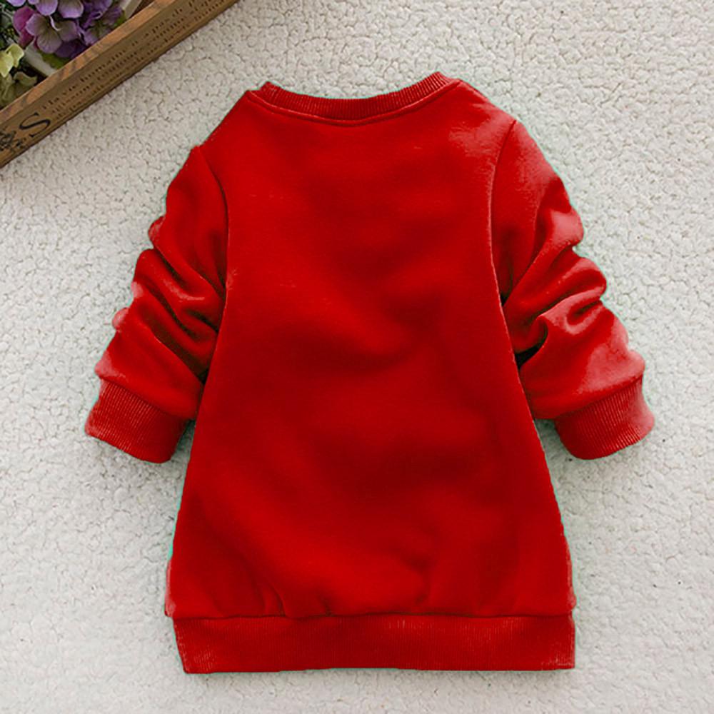 Toddler Baby Long Sleeve Print Christmas Deer Tops  Sweatshirt