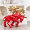 Cow Ornament Mascot Modern Minimalist TV Cabinet Work Decoration Resin Crafts Durable Durable Useful Useful Safety