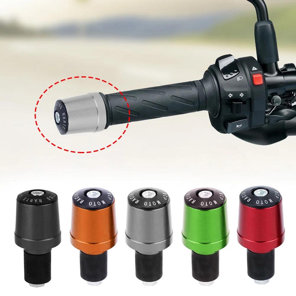 7/8" 22 mm Universal Motocicleta Guidão Extremidades do Guidão Manoplas Extremidades Sliders Cap Plug Slider Contrapeso Capa Universal