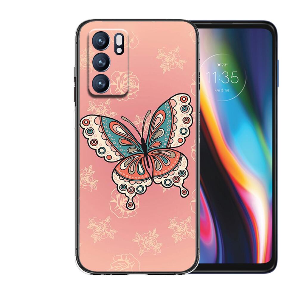 Schönes Schmetterlingsmuster für Realme C3 Hülle Weiche Silikon Rückseite OPPO Realme C3 RMX2020 Coque Capa Funda find x3 pro C21 8
