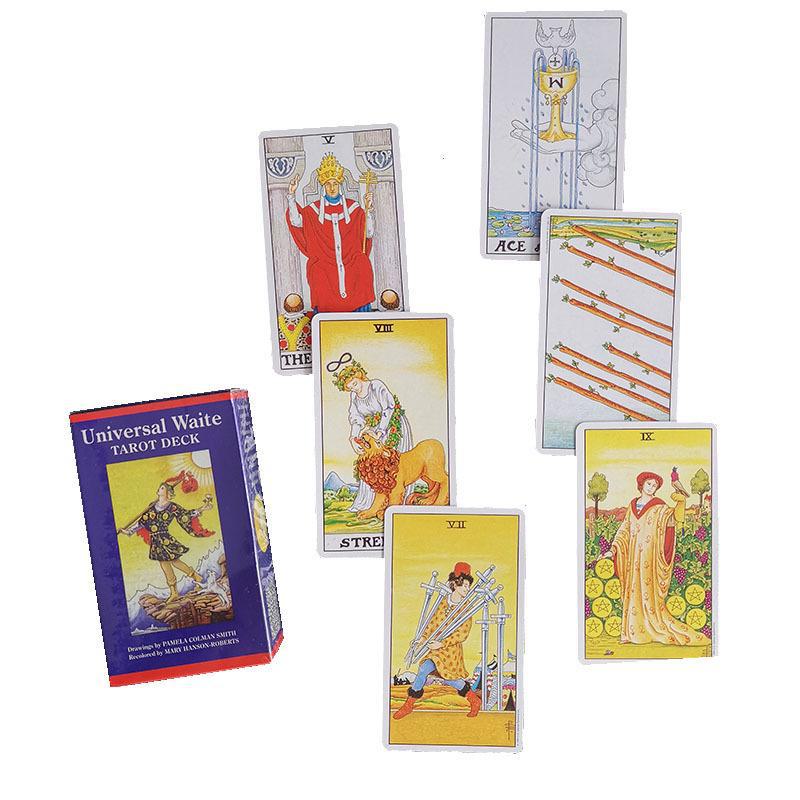 Gold Art Smith Beliebter Spirit Eye Waite Tarotkarten 10.3*6 ohne Rand