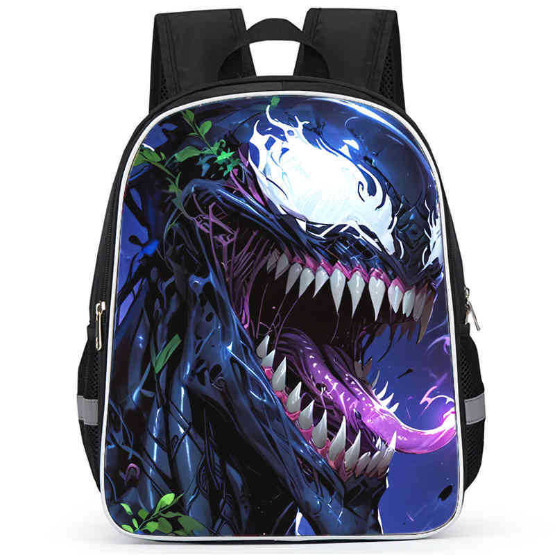 Venom 3 After A Dance Peripheral Anime Printed Backpack Student School Bag