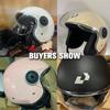 UCHOOSE 3/4 Open Face Motorcycle Helmets With For Men Women Vintage Moto Bike Cascos Scooter Protective Helmets
