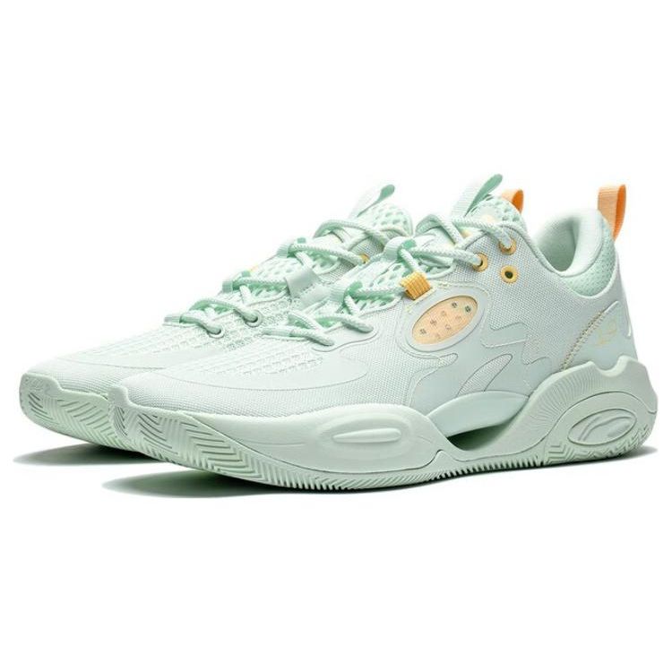Li Ning Wade Allday Durable Breathable Low Top Basketball Shoes Men Sneakers Green ABPT007-3