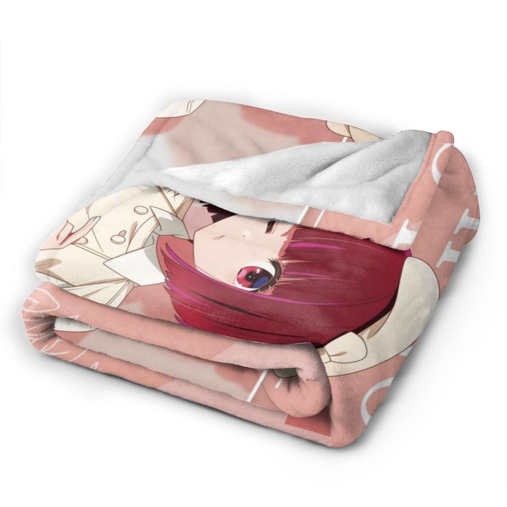 Anime Oshi No Ko Kana Arima Super Soft Blankets  Child Plush Bedding Throws Novelty Living Room Flannel Bedspread Sofa Bed Cover