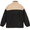 Puma Logo Vyšívaná Outdoorová Ležérna Športová Bunda na Zips Stojatý Golier Spájaná Fleecová Bunda Unisex Bunda Čierna 625525-01