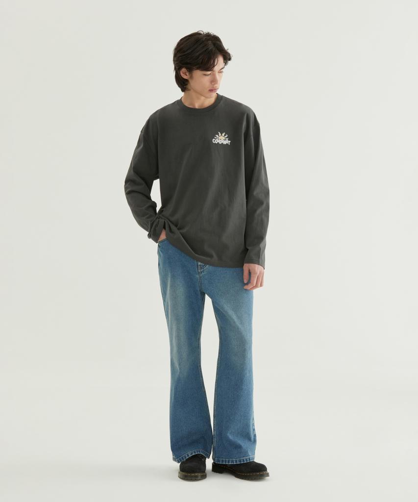 COVERNAT Rising Sun Graphic Long Sleeve Purple