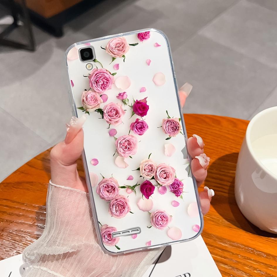 Für Oppo F3 F11 F21 F7 F9 F1 F1S F5 F19 F17 F15 Pro Handyhülle Schöne Bunte Blume Transparentes Silikon TPU Anti-Sturz Schutzhülle Oppo Capa