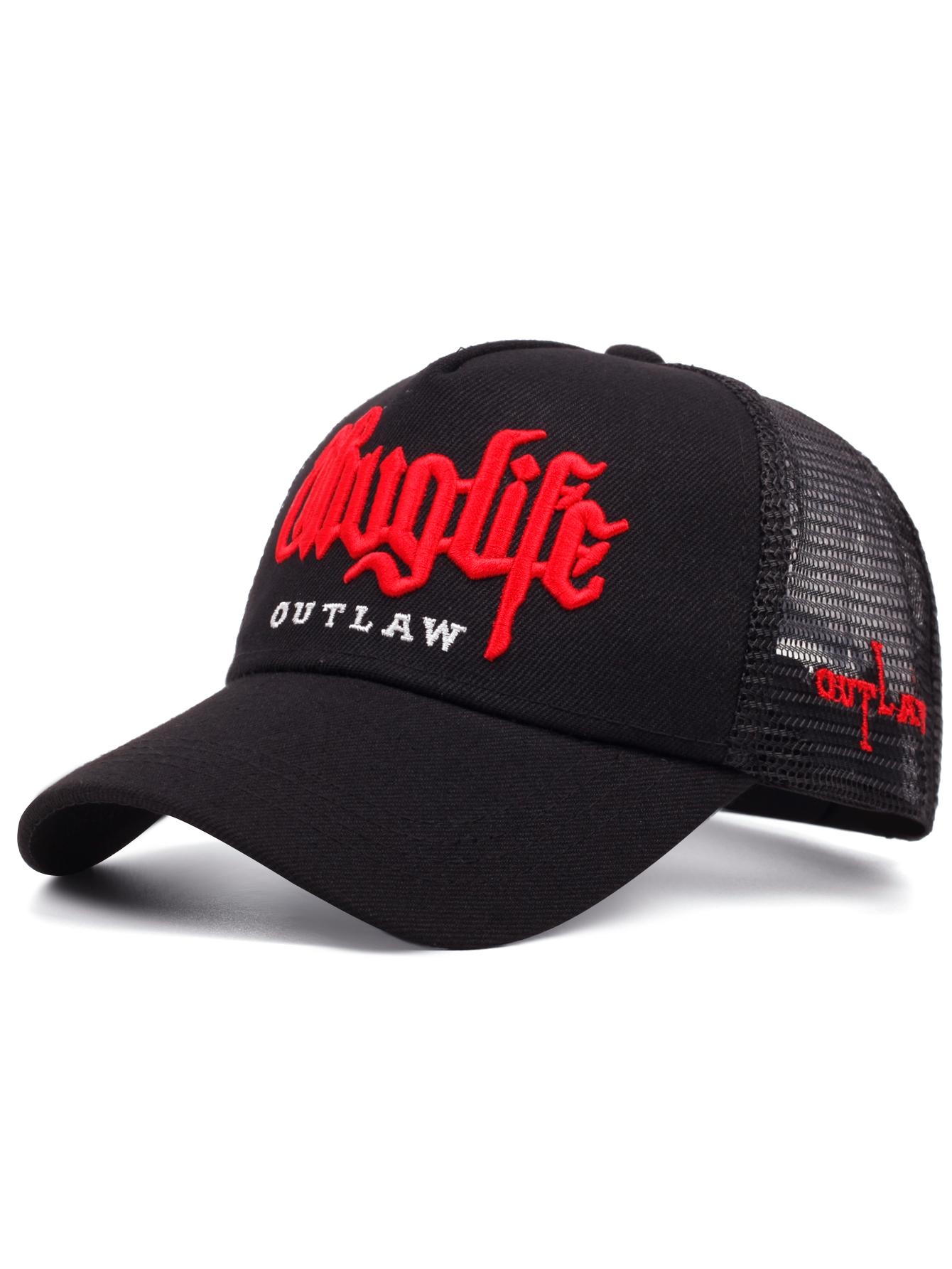 

Новая Мода Кепка с Утиным Козырьком Снэпбэк Вышивка Буквами Несколько Стилей Бейсболка Мужская и Женская Хип-Хоп Сетка Adjustable красный