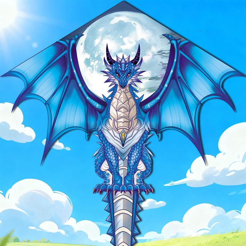 Weifang Long Tail Fire & Ice Dragon Pterodactyl Kites - Easy to Fly
