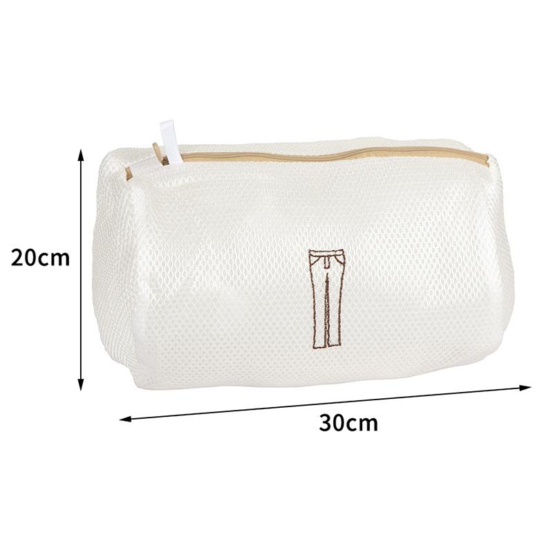 

Сетка для стирки грязной одежды, мелкоячеистая, бежевая вышивка, утолщенные мешки для стирки, набор для стирки, дорожная сумка для хранения 20cm белый