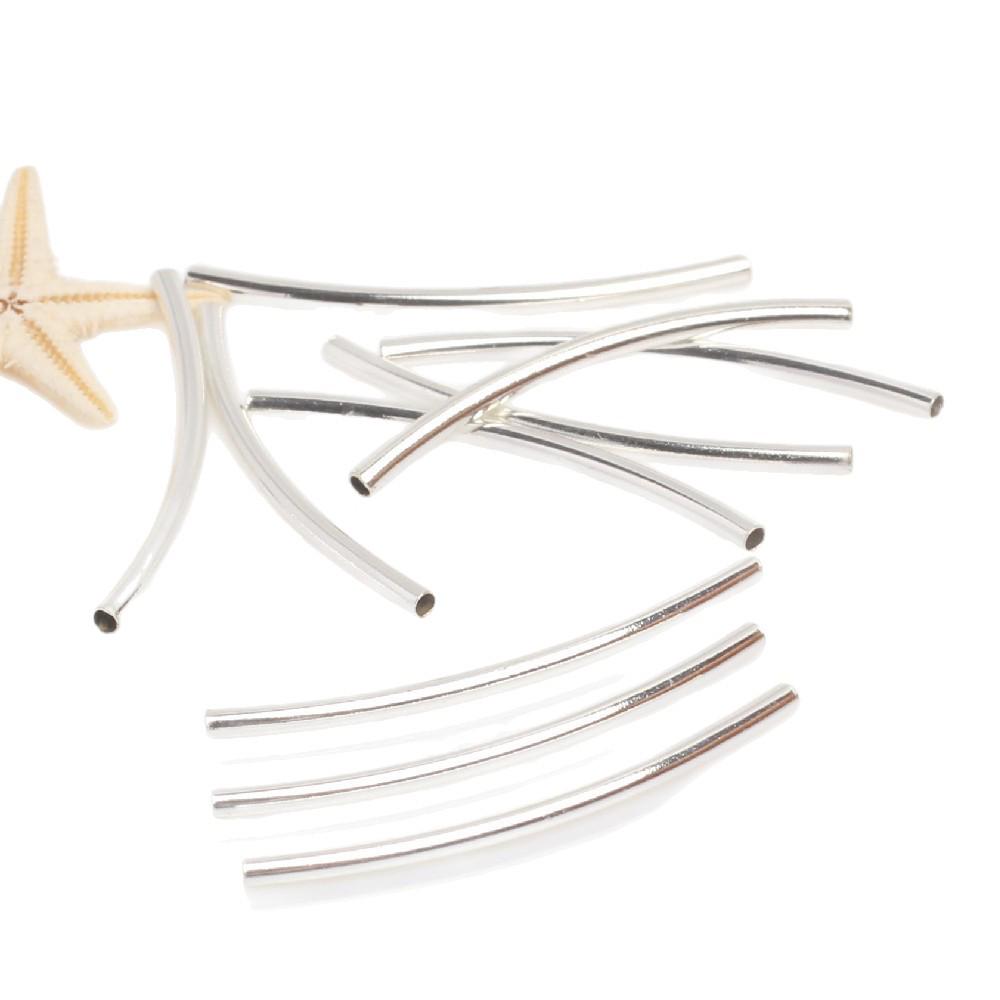 14K Gold Filled Smooth Oval Tube Beads for DIY Bracelets