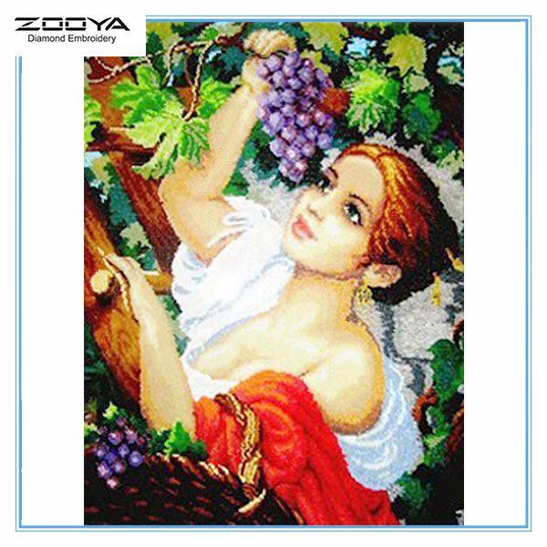 

ZOOYA DIY 3D Алмазная вышивка Крестиком Домашний декор Сбор винограда
