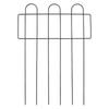 Decorative Garden Fence Iron Metal Garden Stake Ground Fence Barrier   Stylish Barrier for Outdoor Litter Borders