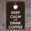 Keep Calm Inspirational Tin Sign for Bar or Restaurant