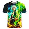 Summer Anime Stove Demon Slayer 3D Print T-Shirt Children Fashion Top Casual