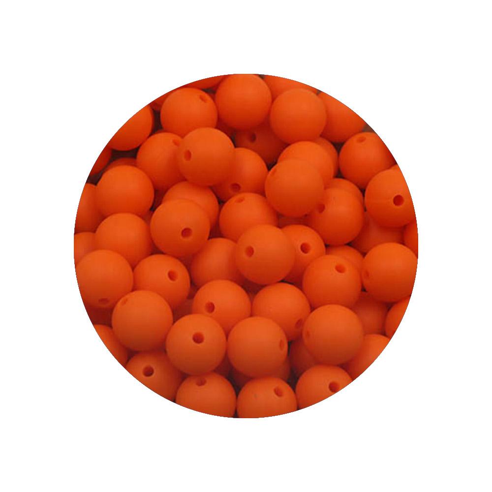 Kovict 9MM 40-80Pcs Round Silicone Bead 9MM Food Grade For Jewelry Making DIY Bracelet Pacifier Chain Accessories