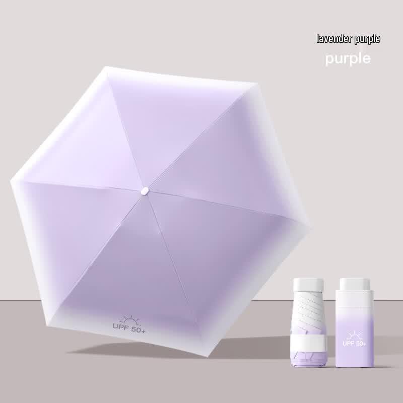 GELEITE Gradient UV Protection Five-Fold Capsule Umbrella