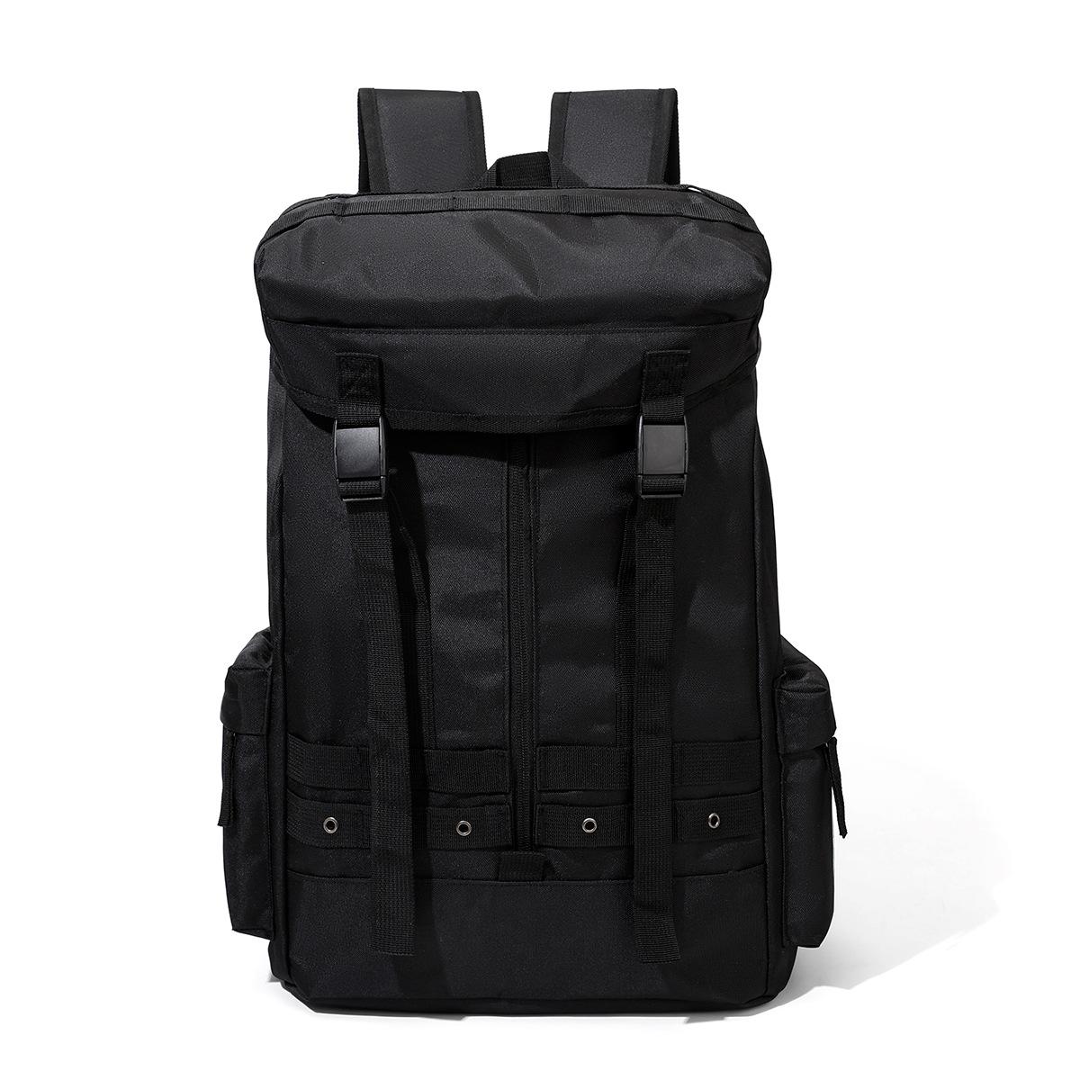 

School bag male college student high school student computer bag trendy brand boys travel backpack large capacity sports backpack чорний