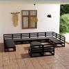Garden Furniture Set 13 Pcs Solid Pine Wood