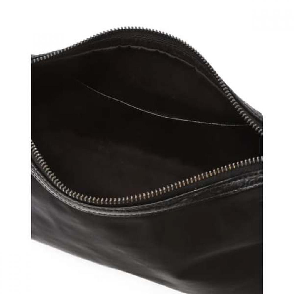 Daks Black Croc Cowhide Nylon Shoulder Bag M Dcba6e052bk