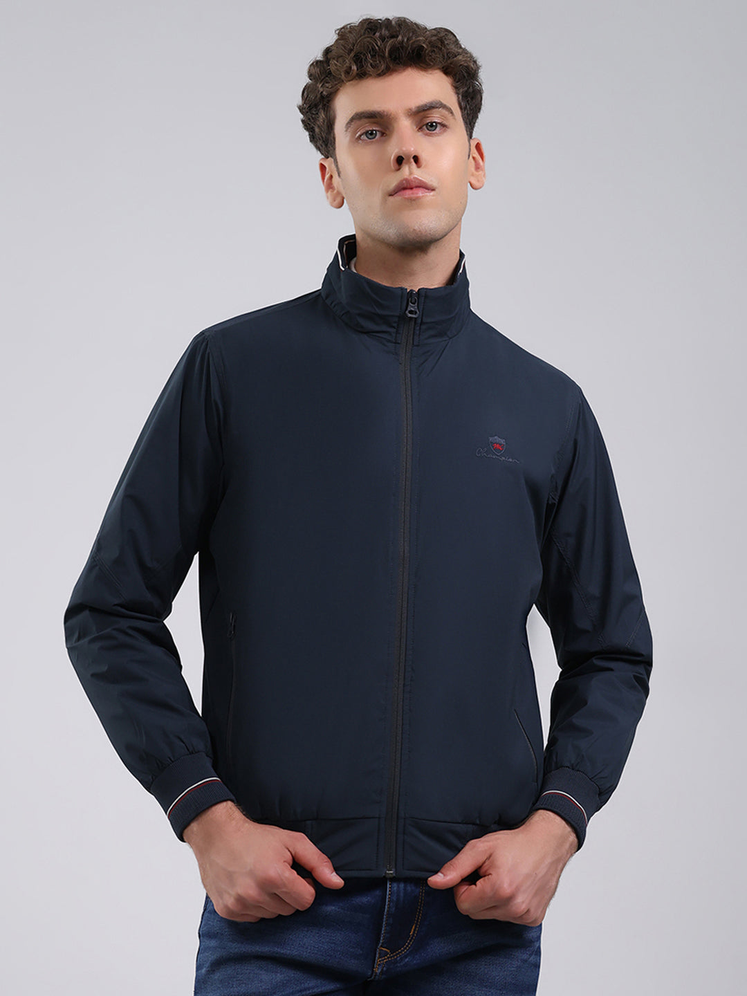 Monte Carlo Men Regular Fit Navy Blue Jacket 3XL темно-синий