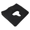 T Shape Opening Foam Cushion Washable Triangular Inclined Plane Gel Memory Foam Seat for Elderly Bedridden Black