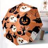 1 stuks Halloween Automatische Vouwparaplu - 8-Ribben IJzeren Frame, Draagbare Zonnescherm met Plastic Handvat yy250731232