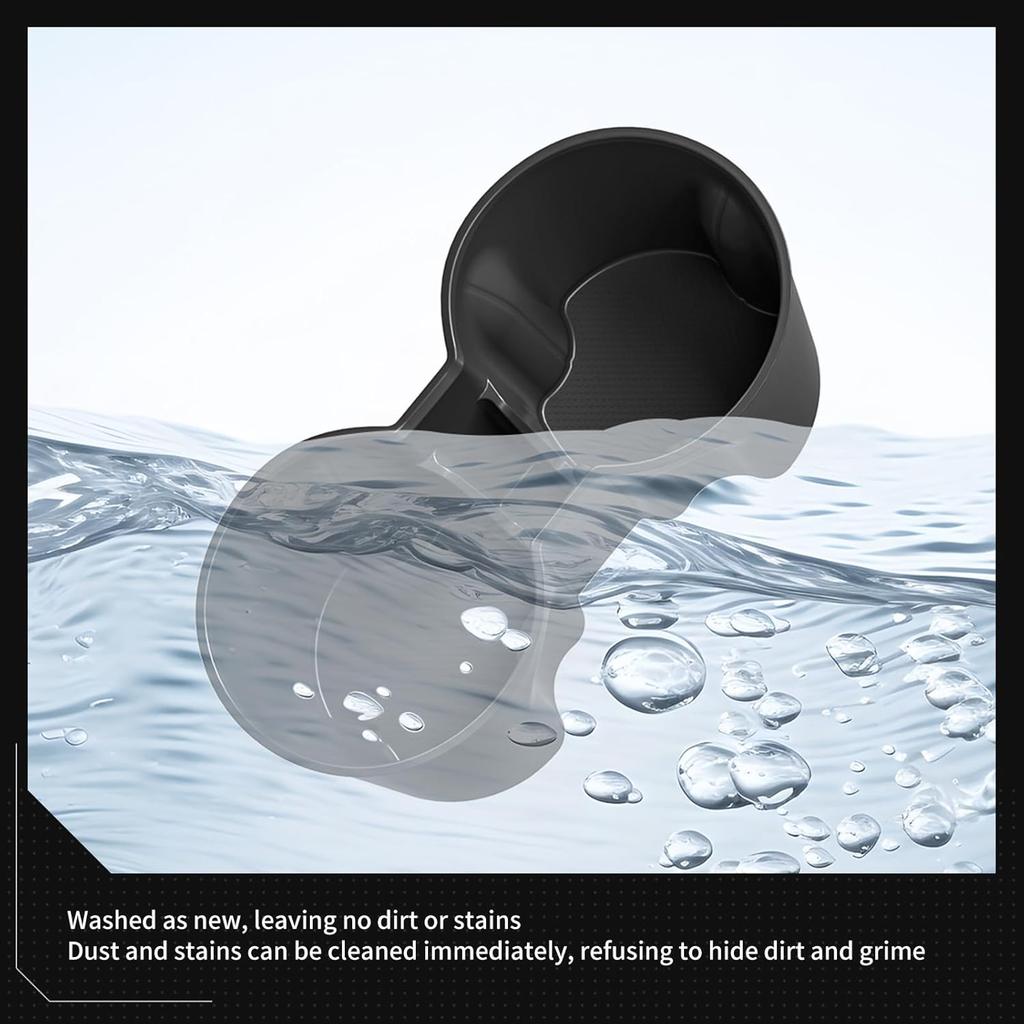LUCKEASY Center Console Water Cup Holder for 2026 2025 Tesla Model Y Juniper New TPE Car Interior Organizer Center Console Water Drink Limiter Holder