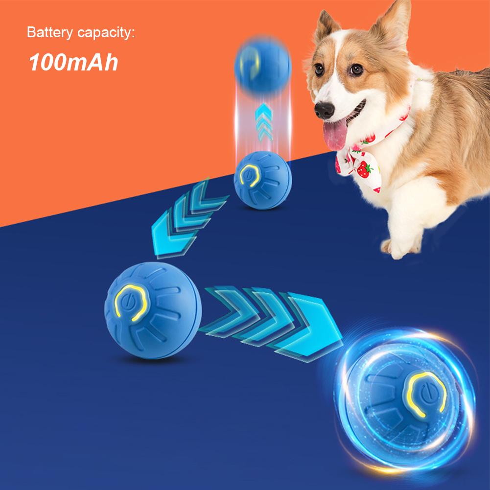 Intelligent Electric Cat Ball Toys Self-Moving Automatic Rolling Cat Toys 100mAh Electronic Rotating Cat Ball for Cats Training