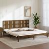 VidaXL Bed Frames Honey Brown Solid Pine Wood 200x200 Cm 3105623