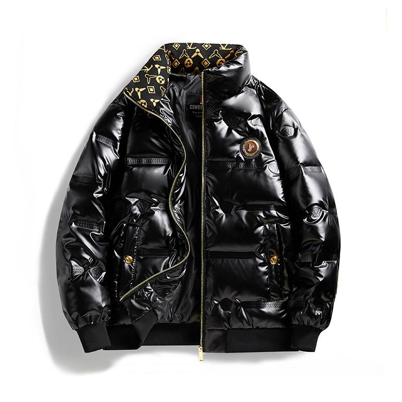 

Waterproof Down Jacket Men s Jacket Men s Versatile Casual Men s and Women s Same Style Down Jacket M чёрный