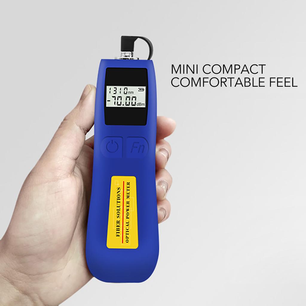 Optical Power Meter Plug and Play Accurate Measurement ‑70 To +10dBm Handheld Fiber Light Meter