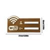 Rewritable WiFi Wall Stickers Wall Mounted WiFi Signage Vintage WiFi Indicator  Home Decor
