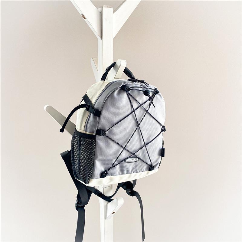 

Durable And Trendy Polyester Children s Backpack Perfect For Daycare Adventures And School сірий колір