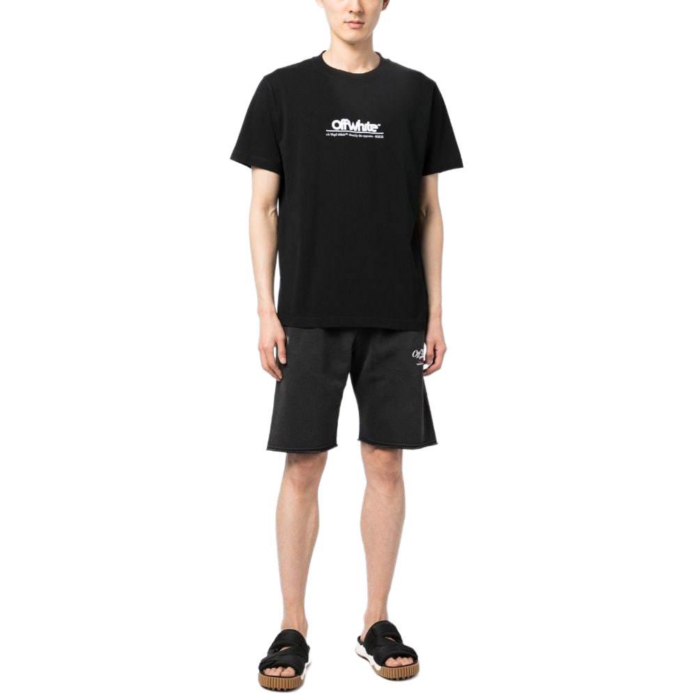 OFF WHITE Chunky Logo Embroidered Tee OMAA027S23JER0081001