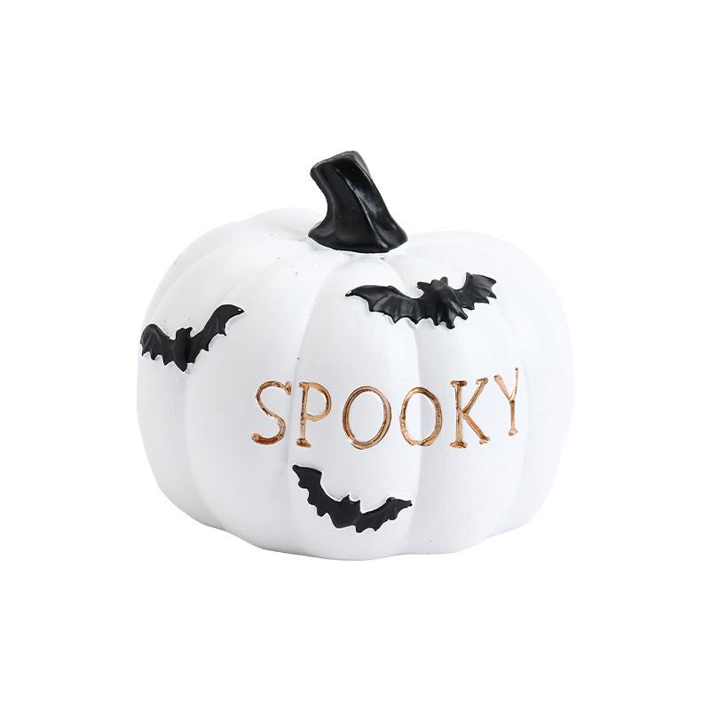 Halloween Kürbis Harz Ornamente Horror Atmosphäre Dekor Requisiten Festival Party Desktop Dekoration Handwerk für Home Garten
