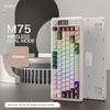 FREEWOLF M75 Wireless Mechanical Gaming Keyboard 2.4G/ Dual Mode 82 Keys RGB Multimedia Anti-Ghosting ABS+PC Private Mold
