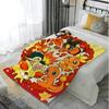 Cushion Blanket Sofa Winter Kawaii Pokepokes Bedroom Decoration Bedspread on the Bed Fluffy Soft Blankets Home Throw Warm Knee