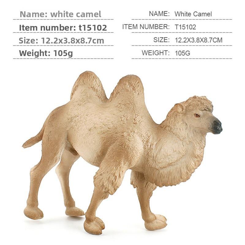 Wildlife Pvc Model Collection With Realistic Desert Camels For Classroom Decor
