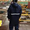 Durable Tear-Resistant Waterproof Raincoat and Pants Set for Outdoor Construction