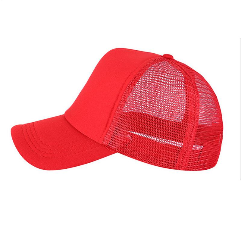 Embroidered mesh cap, travel cap, sun protection duckbill cap, trucker hat, printed baseball cap, wide brim hat