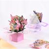 Advanced 3D Pop Up Butterfly Bouquet Card - Invitation Card For Birthday And Wedding Household Desktop Decoration  Thank You Card