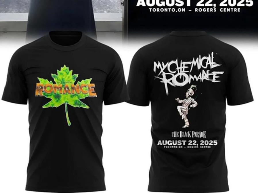 

My Chemical Romance 2025 Tour Toronto Tshirt size S5XL Unisex T-Shirt S