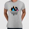 Minimal Design TShirt Mountain Geometry Design Composition