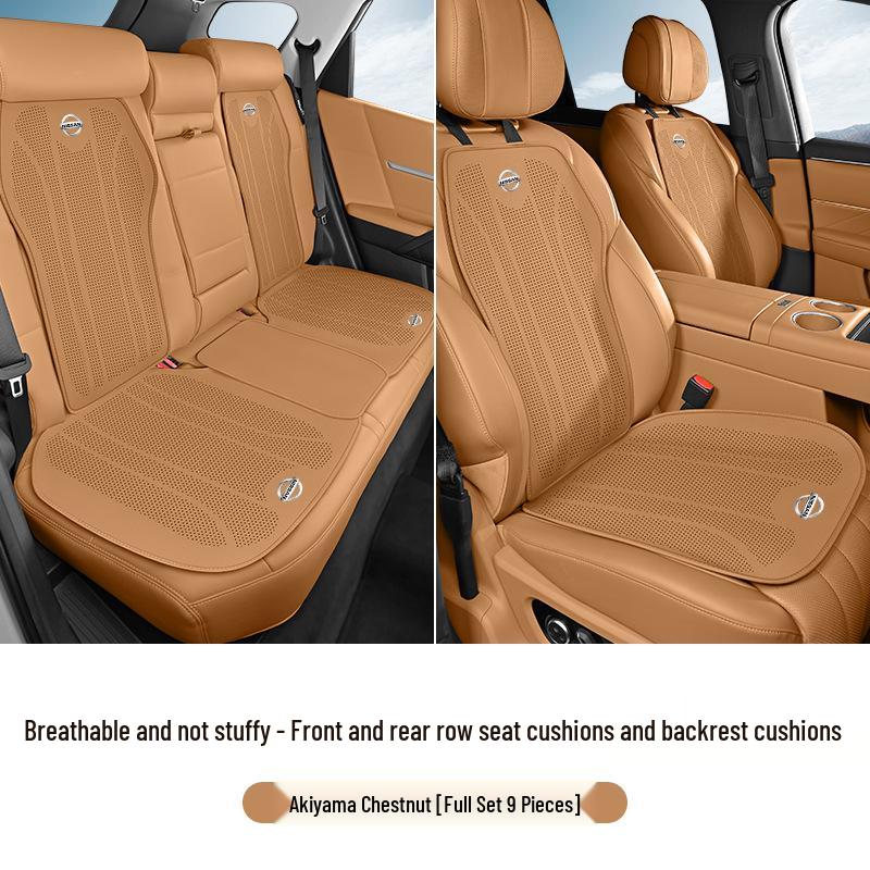 Nissan Seat Covers for Tiida, Sylphy, Teana, Bluebird, Kicks, Qashqai, Murano, and X-Trail - Ultra-Thin for All Seasons